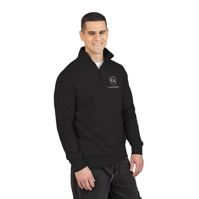 Adult Unisex Columbus Academy Football Embroidered Fleece Quarter-Zip Pullover
