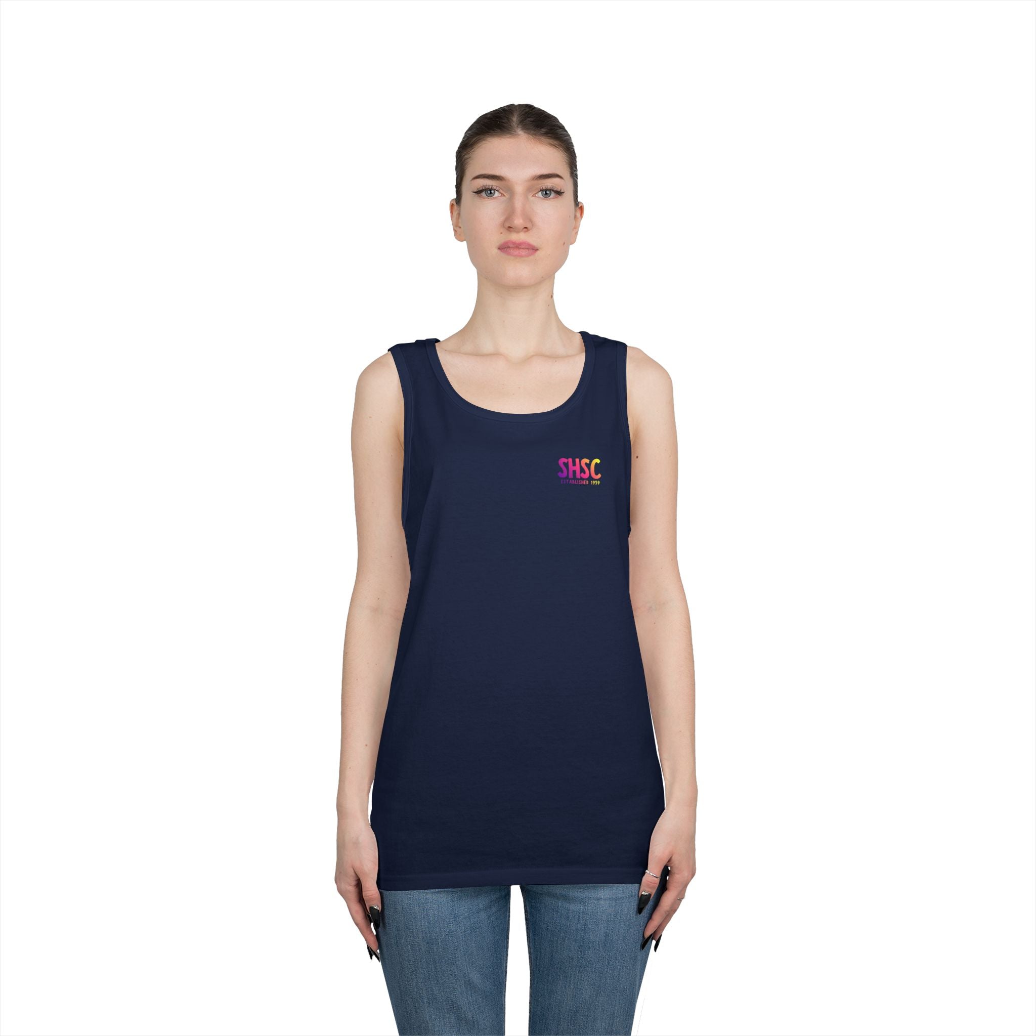 Adult Unisex South Hills Swim Club SHSC Ombre Graphic Tank