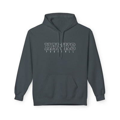 Adult Unisex Westerville Central Block Hawks Football Graphic Soft Style Hoodie