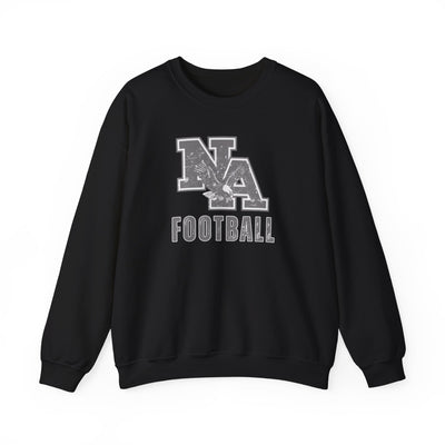 Adult Unisex New Albany Distressed Vintage Football Logo Graphic Sweatshirt