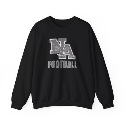 Adult Unisex New Albany Distressed Vintage Football Logo Graphic Sweatshirt
