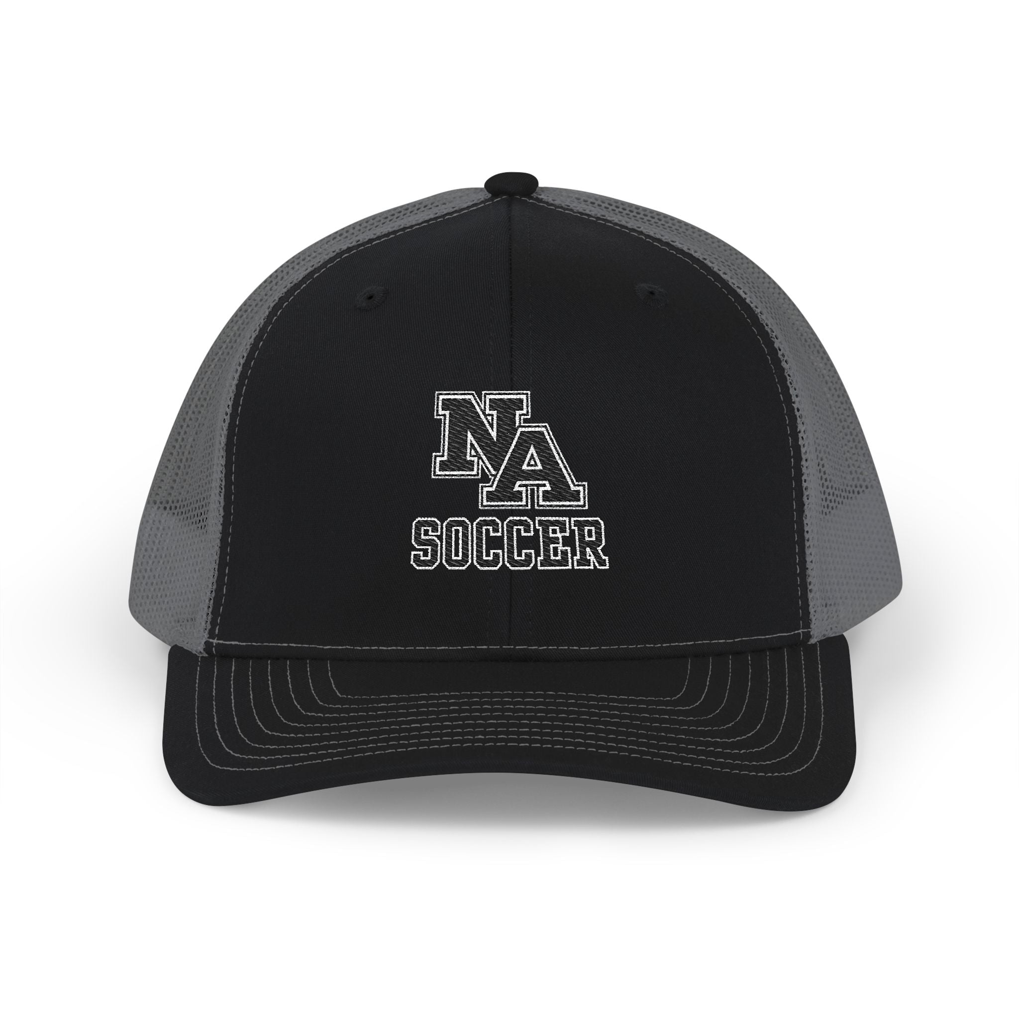 Adult Unisex Embroidered New Albany Classic Black Logo Richardson 112 Snapback Trucker Hat
