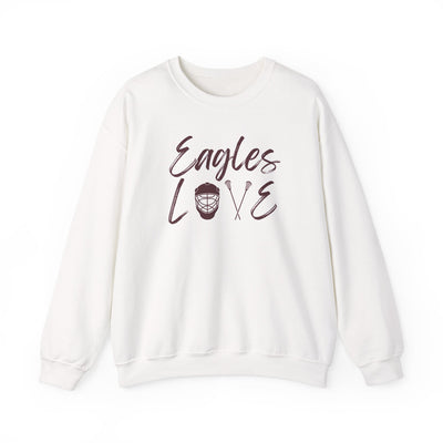 Adult Unisex Eagles Lacrosse Love Graphic Sweatshirt