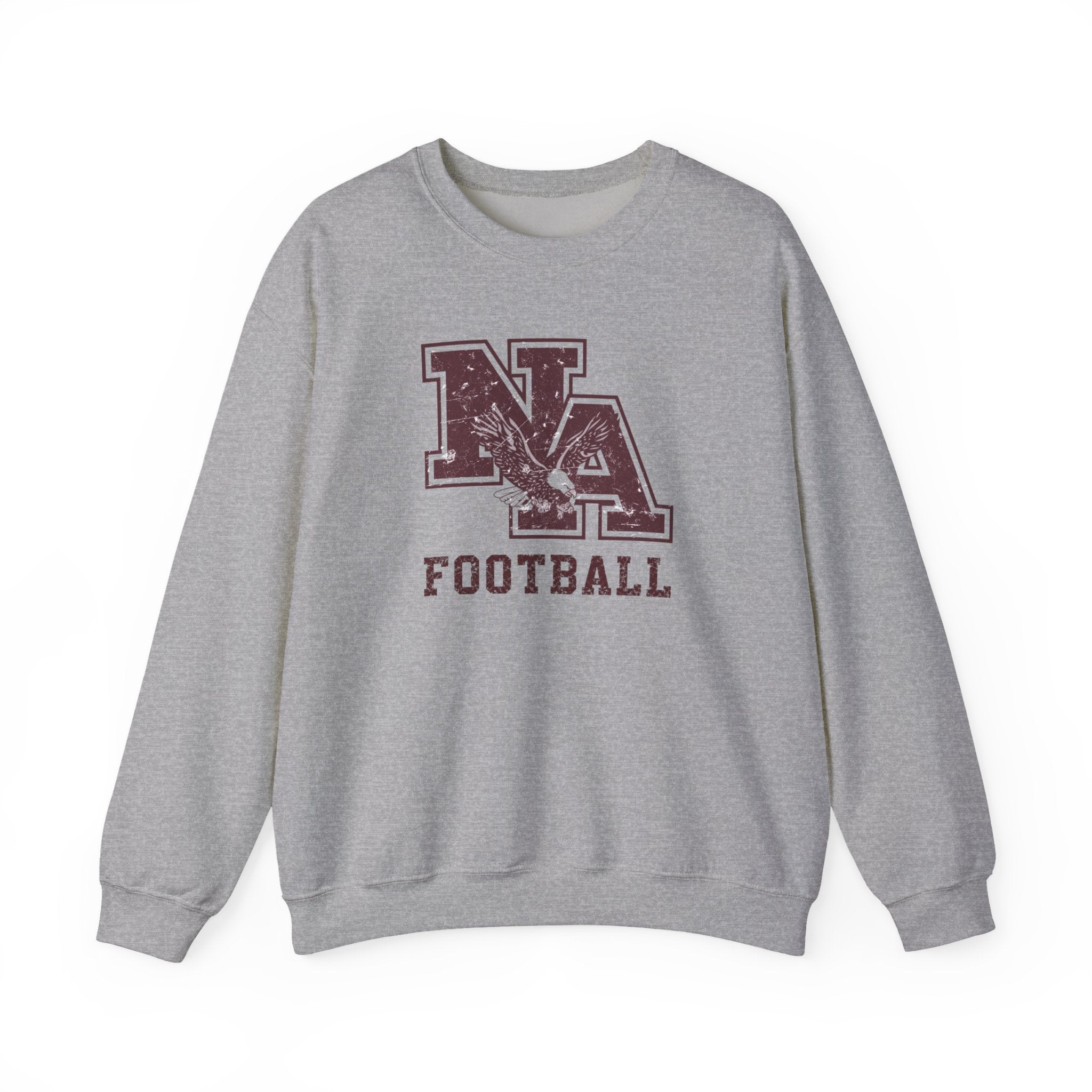 Adult Unisex New Albany Football Distressed Vintage Logo Graphic Sweatshirt