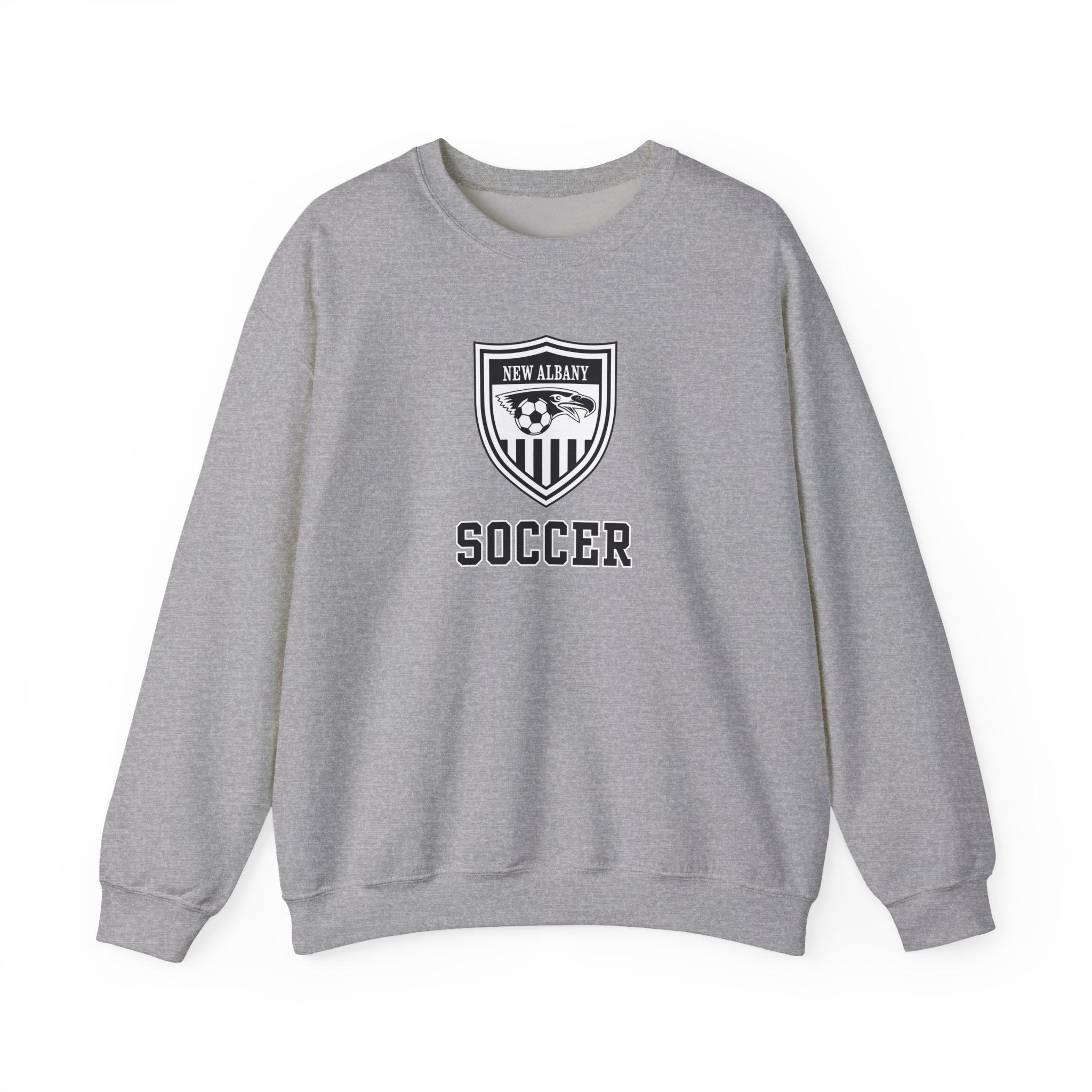 Adult Unisex New Albany Youth Soccer League Crest Graphic Sweatshirt