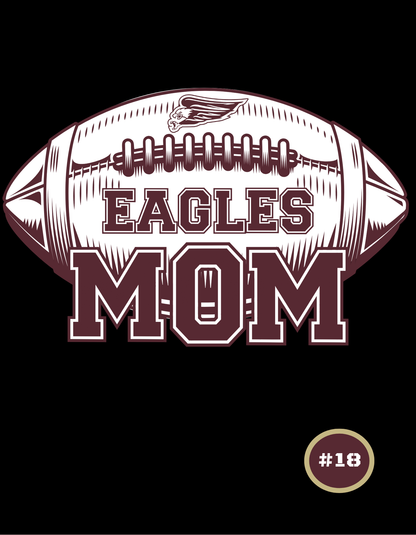 Women's Choose your Graphic Short Sleeve Boxy Crop Tee with Customized Back - New Albany Football