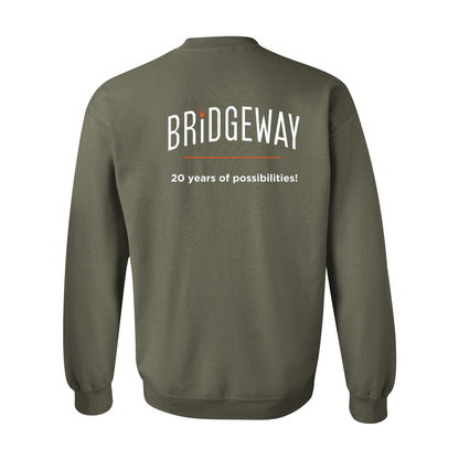 Adult Unisex "Autism Inspire Potential Celebrate Ability" Bridgeway Graphic Crewneck Sweatshirt