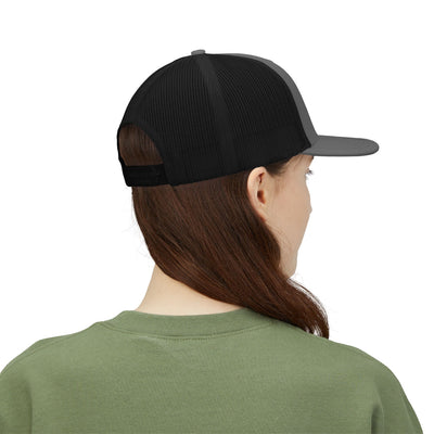 Adult Unisex Embroidered Columbus Academy Wrestling Black Logo Richardson 112 Snapback Trucker Hat
