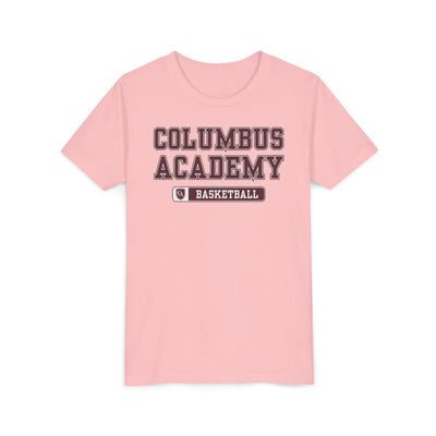Youth Columbus Academy Basketball Graphic Short Sleeve Bella + Canvas Soft Tee