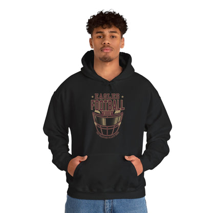 Adult Unisex Eagles Maroon Hype Helmet Graphic Hoodie