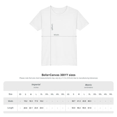 Youth Weir Red Riders Classic Mascot Graphic  Short Sleeve Bella + Canvas Soft Tee