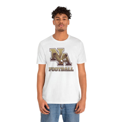 Adult Unisex New Albany Ombre Eagle Logo Graphic Short Sleeve Soft Tee