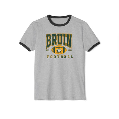 Adult Unisex Bruin Football Heritage Graphic Short Sleeve Ringer Tee