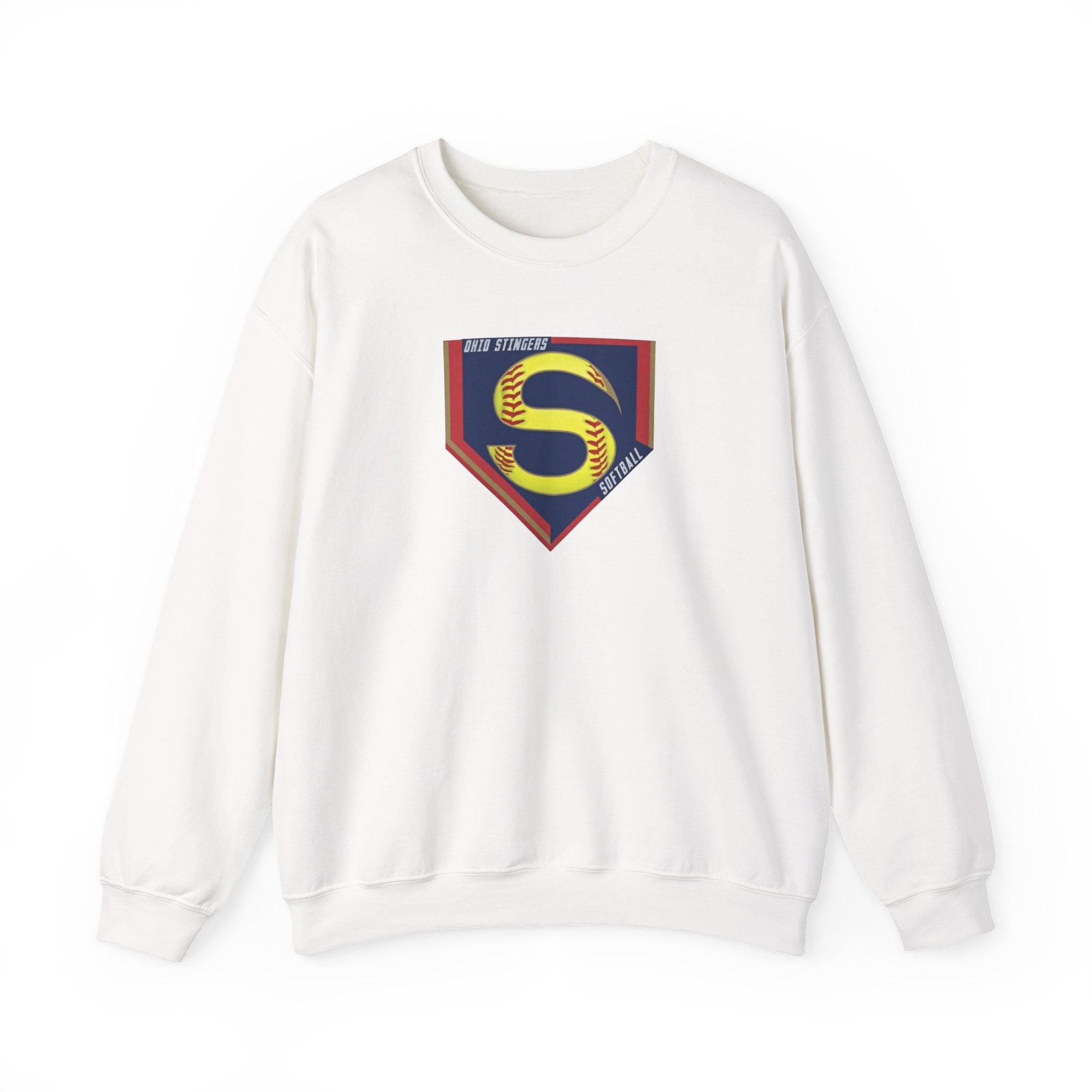 Adult Unisex Stingers Softball Logo Graphic Sweatshirt