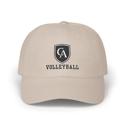 Adult Unisex Columbus Academy Vikings Volleyball Embroidered Logo Dad Cap