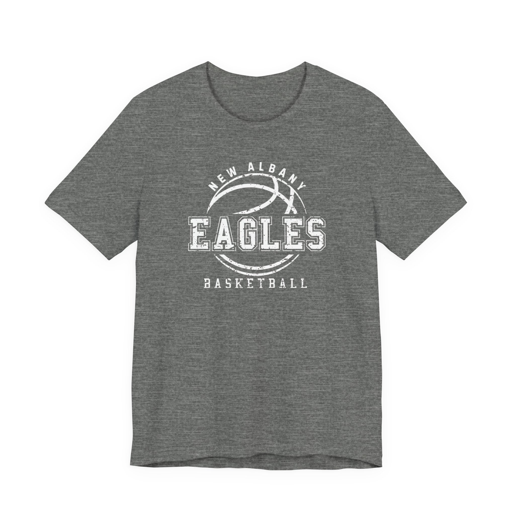 Adult Unisex New Albany Eagles Rebound Retro Distressed Graphic Short Sleeve Soft Tee