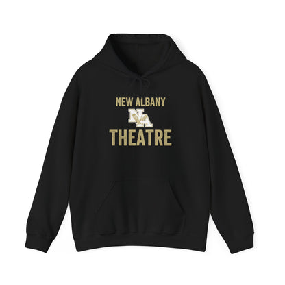 Adult Unisex Vintage Distressed New Albany Theatre Graphic Hoodie