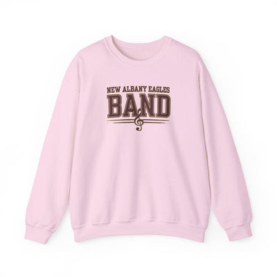 Adult Unisex New Albany Eagles Band Musical Note Graphic Sweatshirt