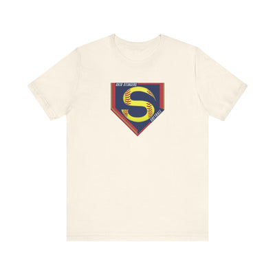 Adult Unisex Stingers Softball Logo Graphic Short Sleeve Bella + Canvas Soft Tee
