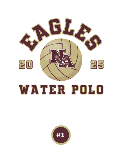 Adult Unisex Choose your Graphic Sweatshirt with Customized Back - New Albany Water Polo