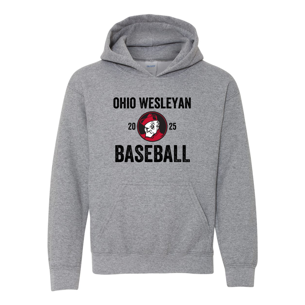 Youth OWU 2025 Baseball Graphic Hoodie - Ohio Wesleyan University