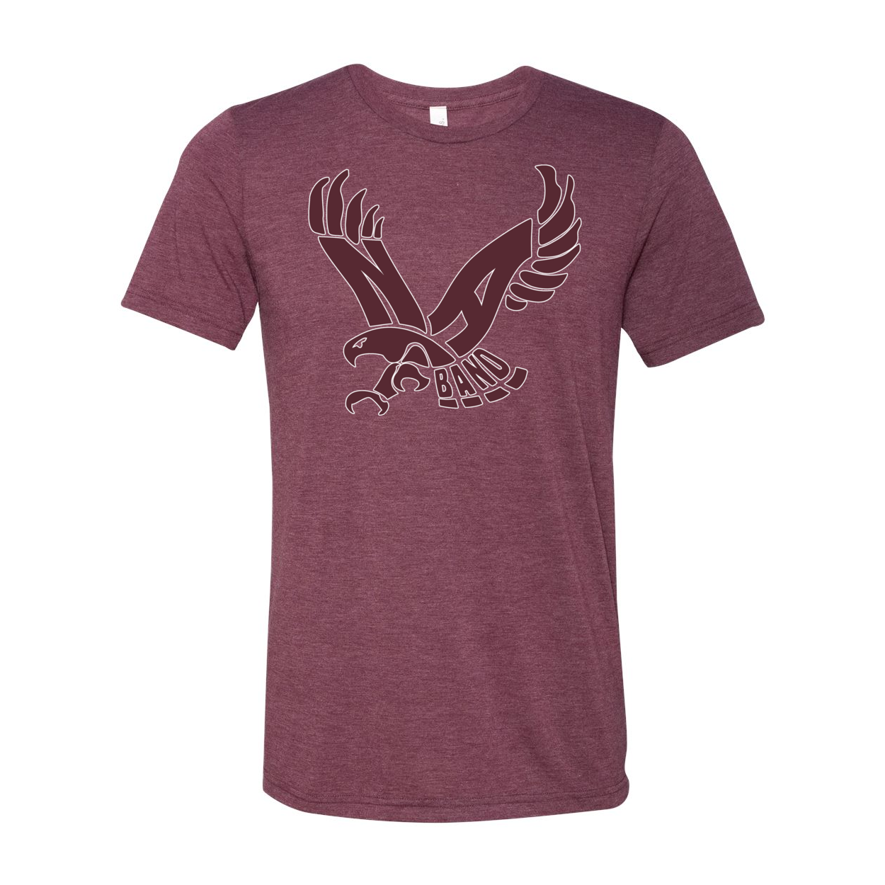 Adult Unisex Super Soft Band Eagle Graphic Short Sleeve Tee