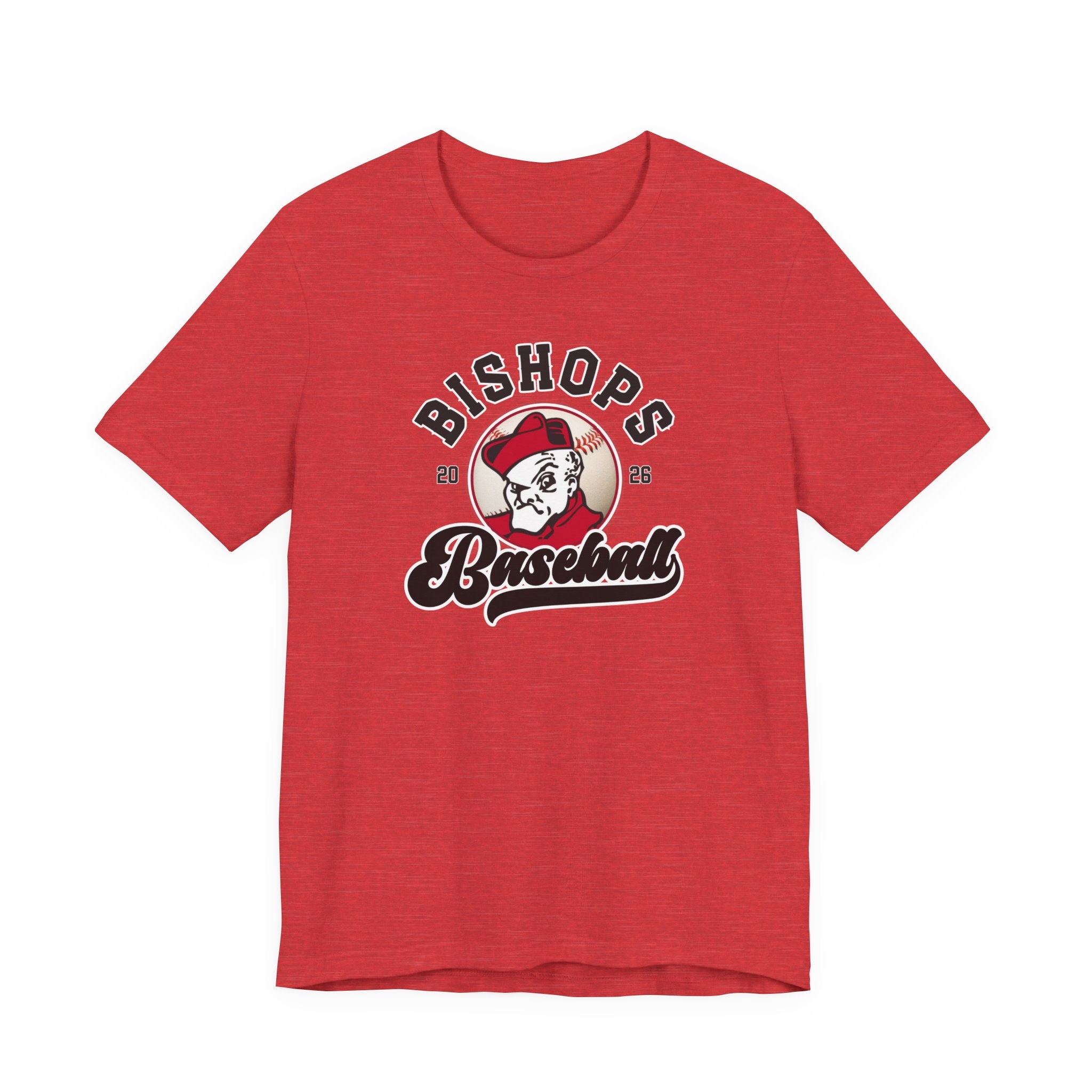 Adult Unisex Battling Bishops 2026 Script Baseball Graphic Short Sleeve Soft Tee