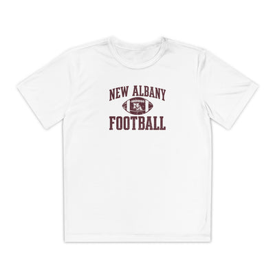 Youth New Albany Football Pride Graphic Sport-Tek Competitor Performance Tee