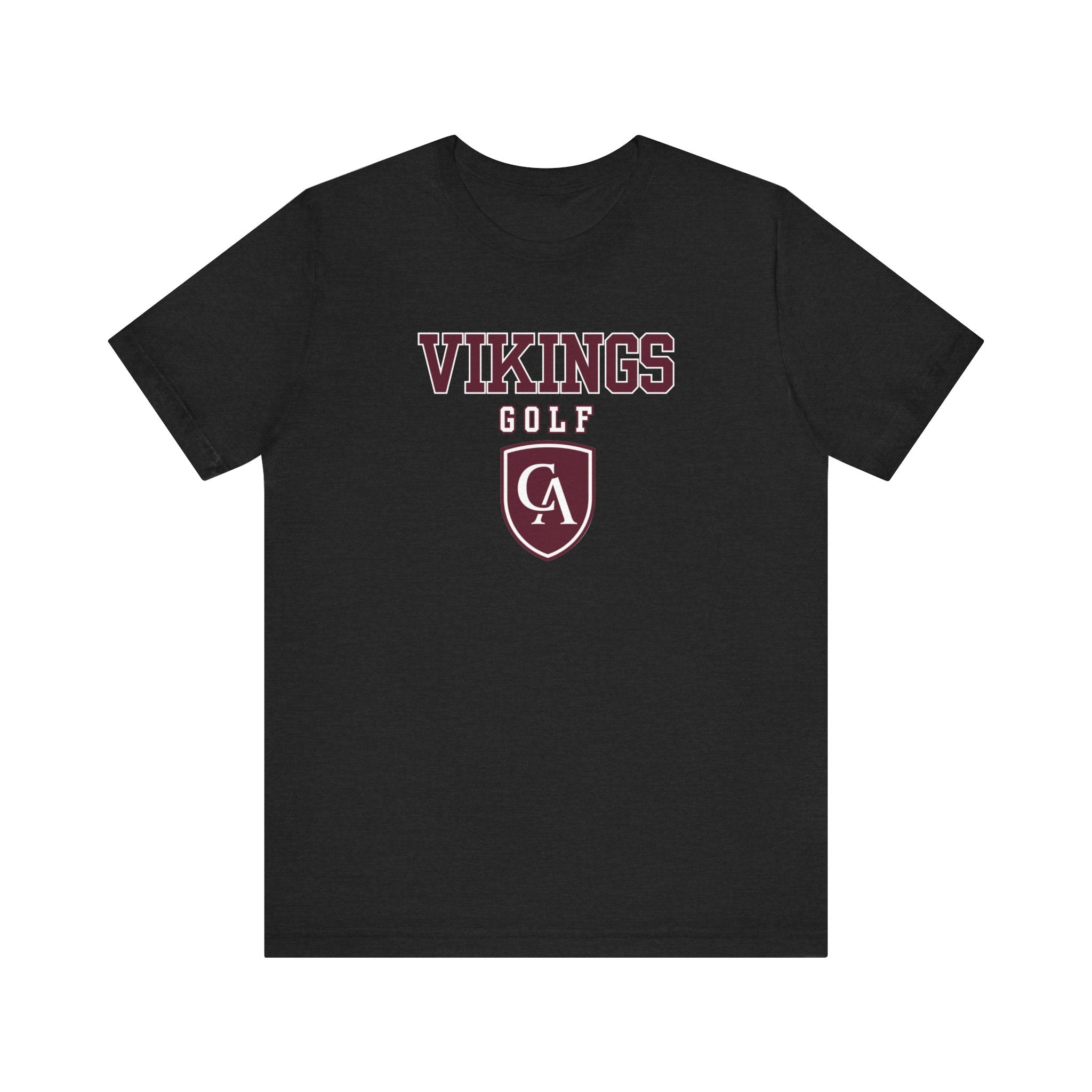 Adult Unisex Columbus Academy Vikings Golf Graphic Short Sleeve Bella + Canvas Soft Tee