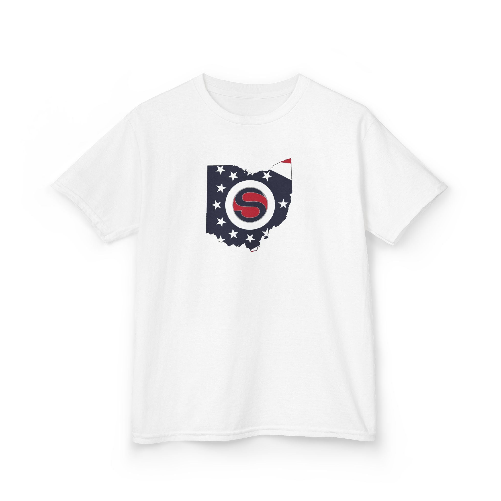 Youth Stingers Softball State Logo Graphic Short Sleeve Gildan Heavy Tee