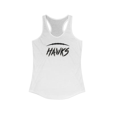 Women's Westerville Central Fighting Football Hawks Graphic Next Level Racerback Tank