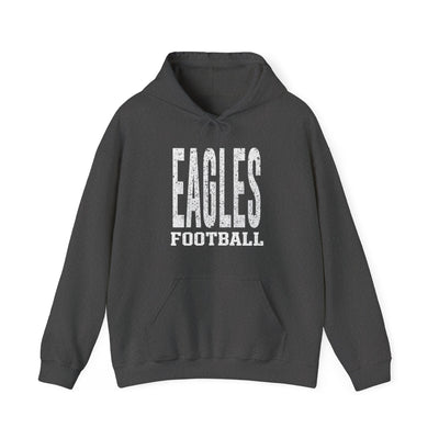 Adult Unisex New Albany Football Distressed Enlarged Graphic Hoodie