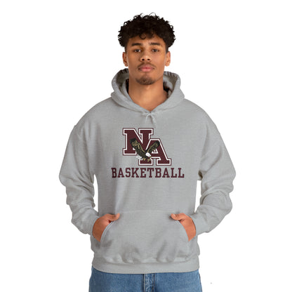 Adult Unisex Basketball Classic Logo Graphic Hoodie - New Albany Eagles