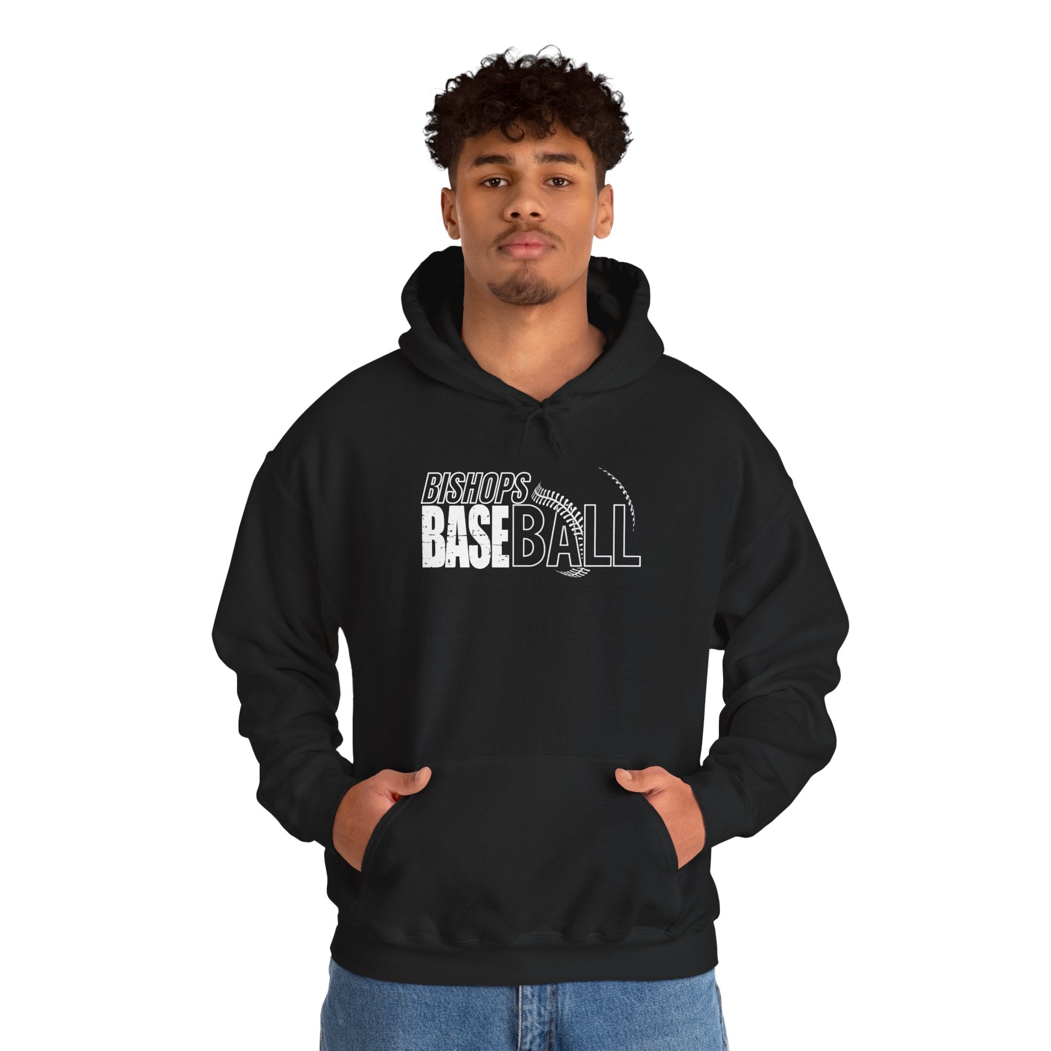 Adult Unisex Bishops Baseball Hardball Graphic Hoodie