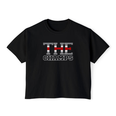 Women's THE Champs Graphic Short Sleeve Boxy Tee