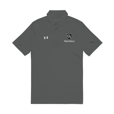 Adult Unisex Columbus Academy Vikings Volleyball Under Armour Performance Polo with Logo Embroidery