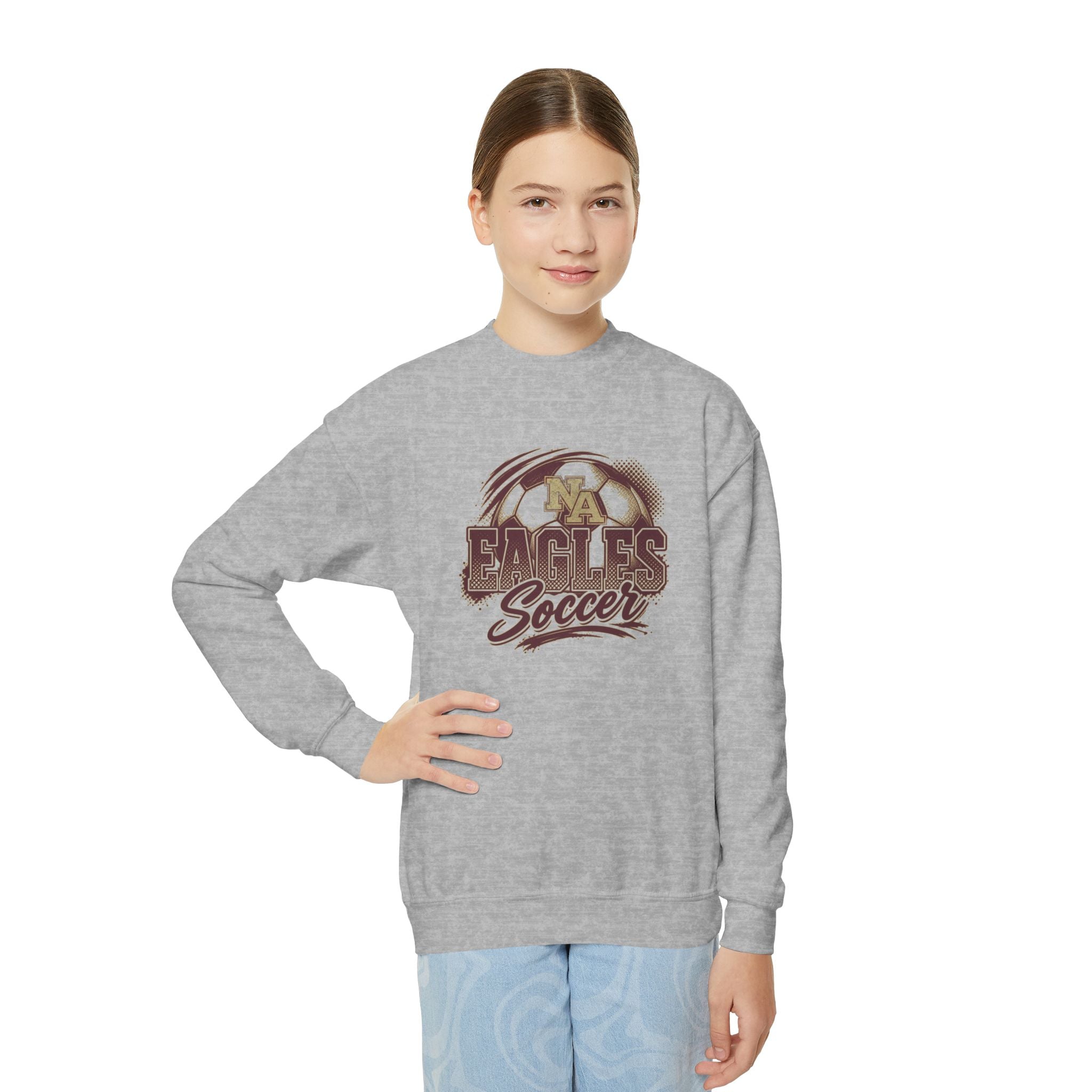 New Albany Eagles Ombre Soccer Graphic Sweatshirt