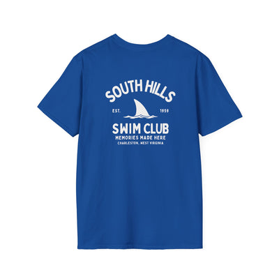 Adult Unisex South Hills Swim Club Heritage Graphic Short Sleeve Gildan Softstyle Tee