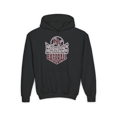 Youth Eagles Baseball Strike Zone Graphic Hoodie
