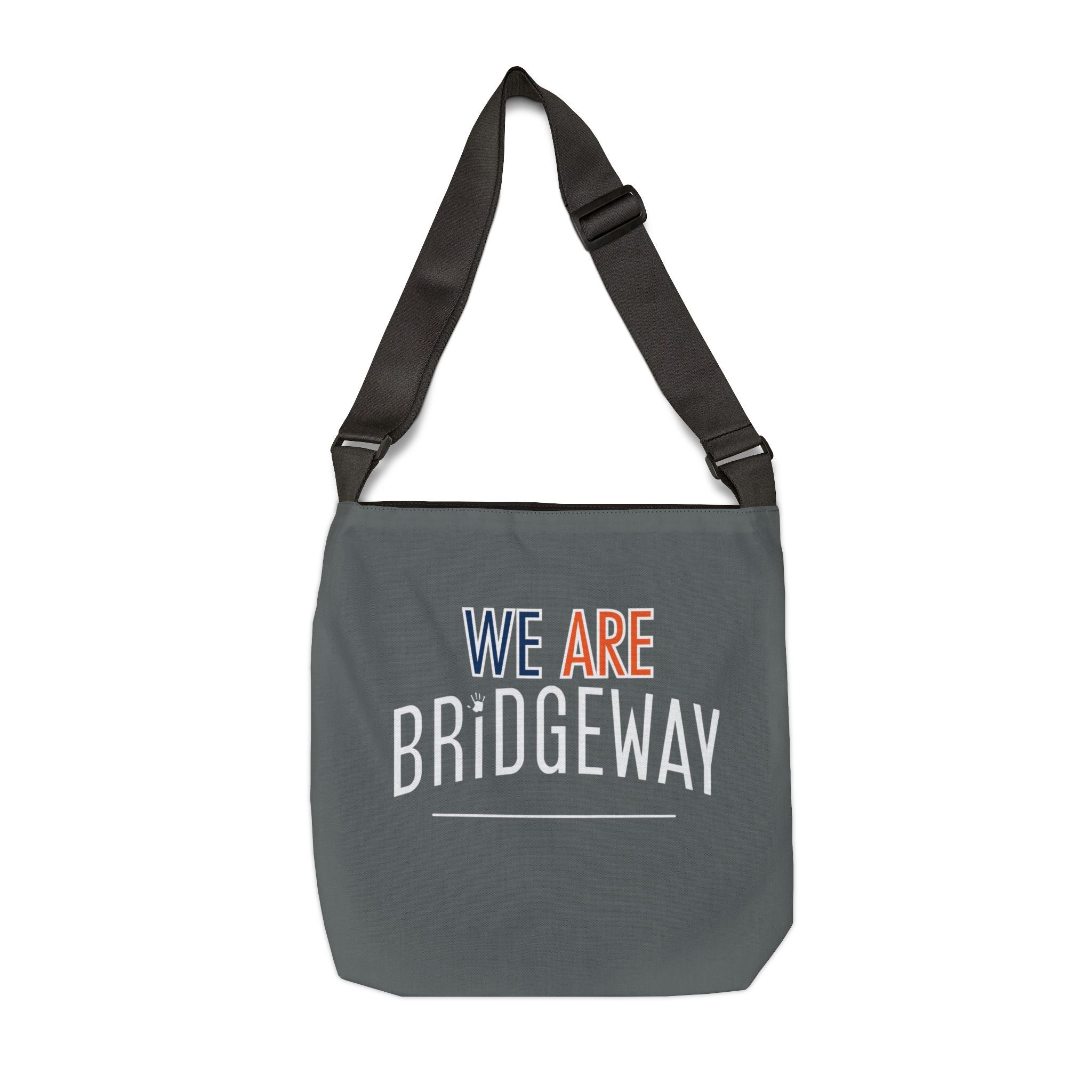 "We are Bridgeway" Graphic Adjustable Tote Bag