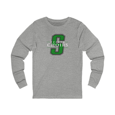Adult Unisex Dublin Scioto Choirs Classic Logo Graphic Long Sleeve Bella + Canvas Soft Tee