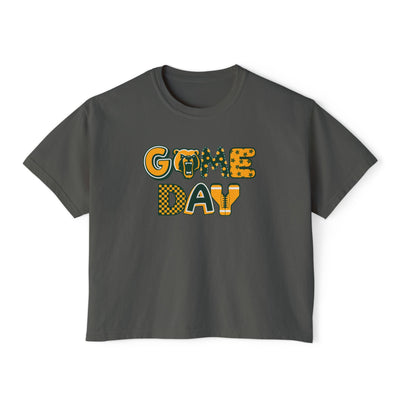 Women's Bruin Game Day Graphic Boxy Crop Short Sleeve Tee