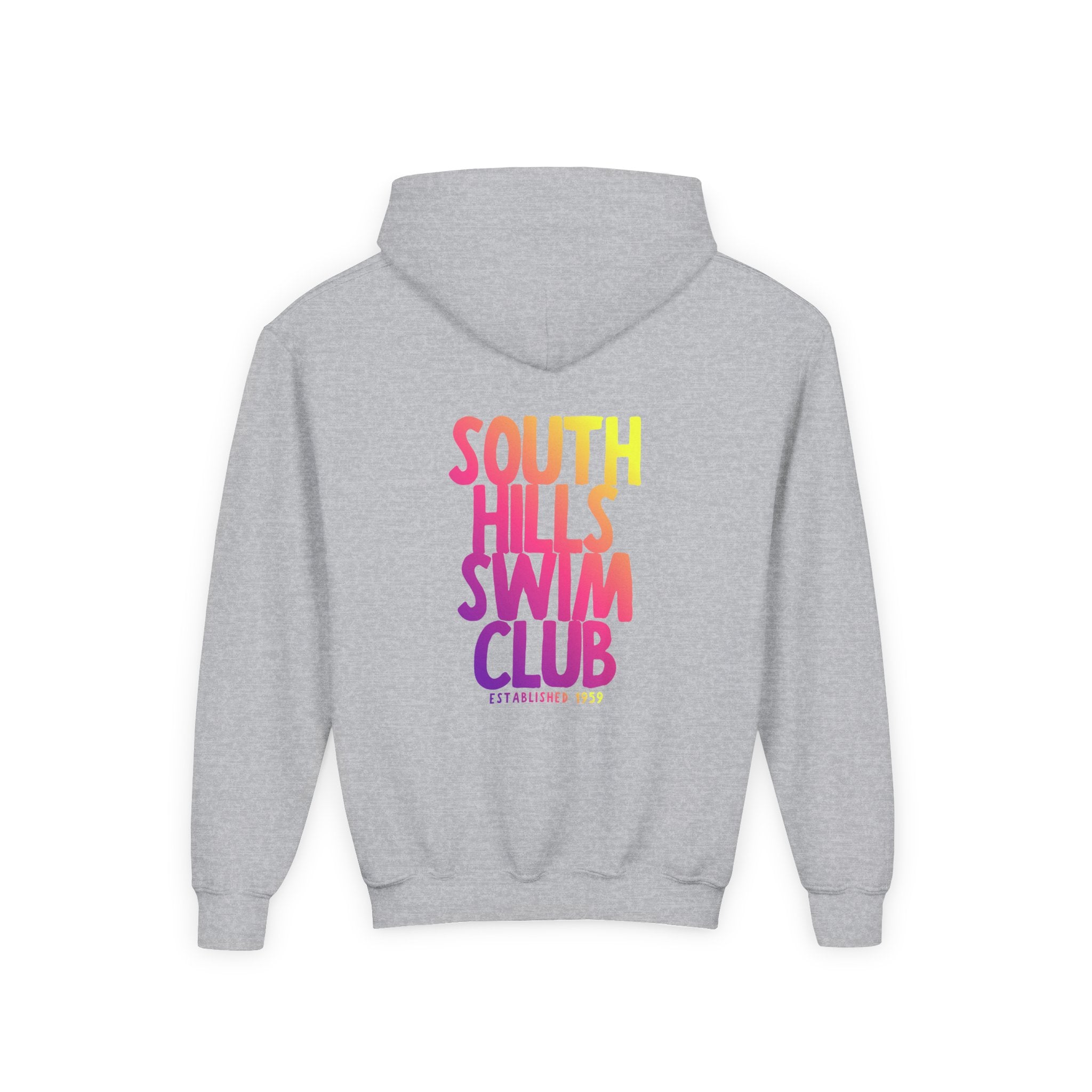 Youth South Hills Swim Club SHSC Ombre Graphic Hoodie
