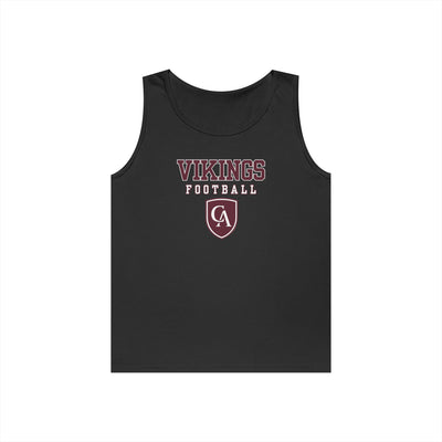 Adult Unisex Columbus Academy Vikings Football Graphic Gildan Heavy Blend Cotton Tank
