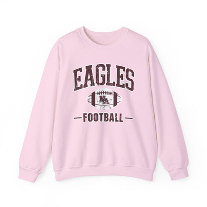 Adult Unisex Eagles Football Vintage Distressed Graphic Sweatshirt