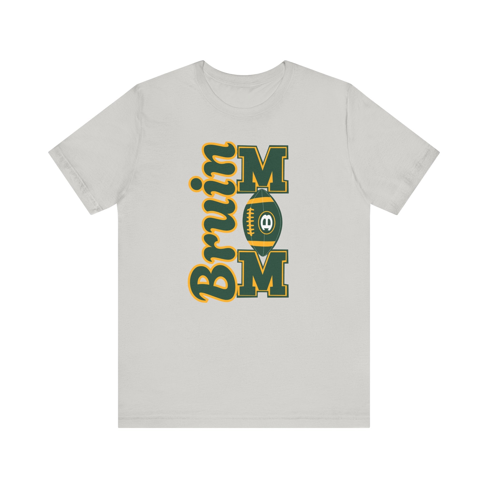 Adult Unisex Bruin Football Mom Graphic Short Sleeve Soft Tee