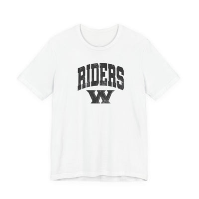 Adult Unisex Riders Arch Vintage Distressed W Graphic Short Sleeve Bella + Canvas Soft Tee