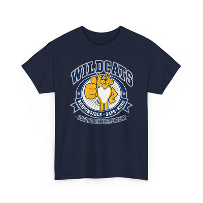 Adult Unisex Overbrook Elementary Wildcat Way Graphic Gildan Classic Tee