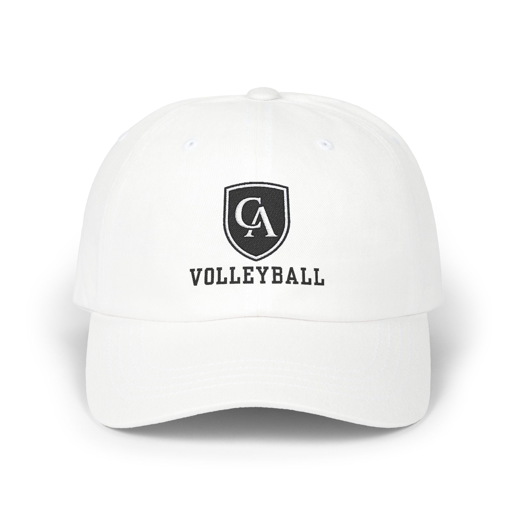 Adult Unisex Columbus Academy Vikings Volleyball Embroidered Logo Dad Cap