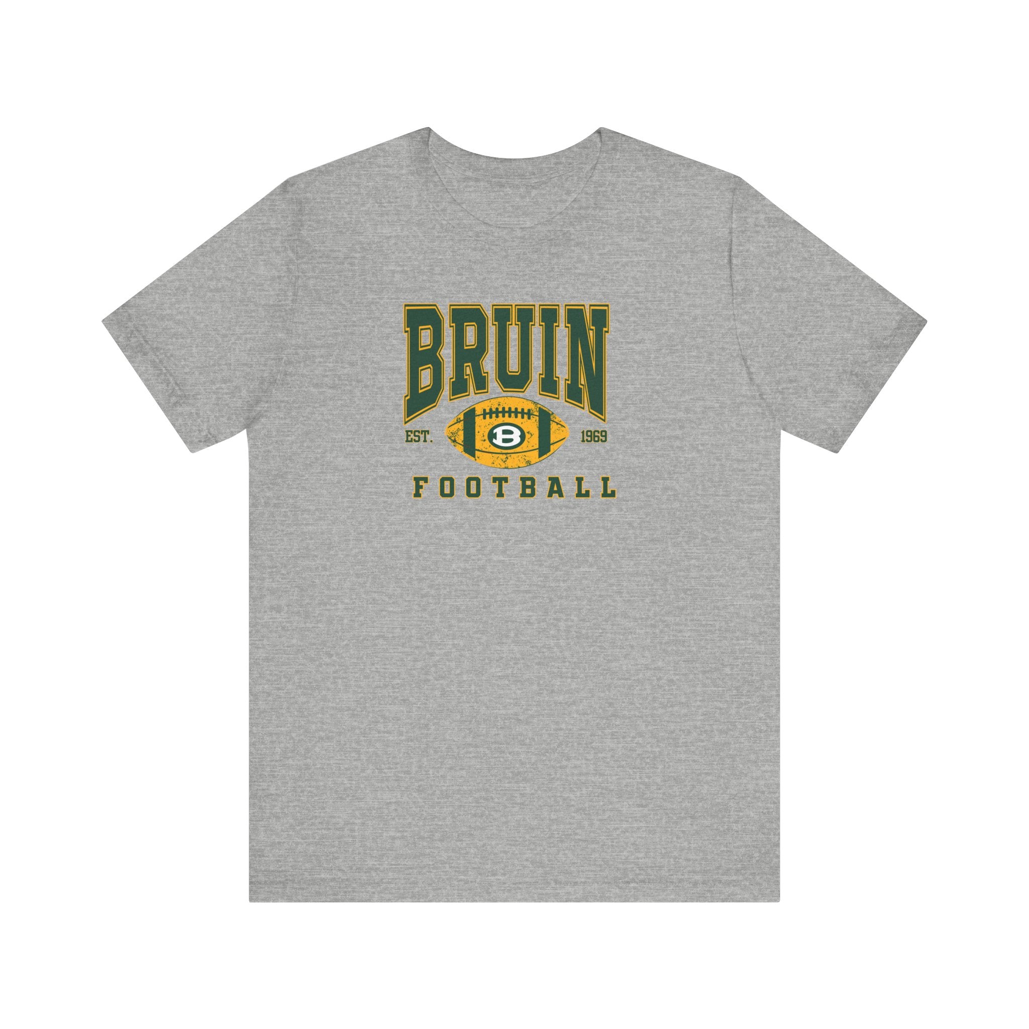 Adult Unisex Bruin Football Heritage Graphic Short Sleeve Soft Tee